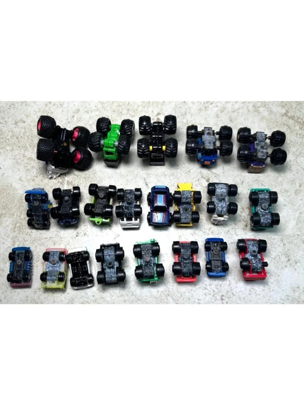 Vintage Galoob Micro Machines Road Champs Cars Trucks Lot of 21